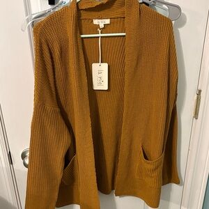 LA MIEL Women's Golden Cardigan